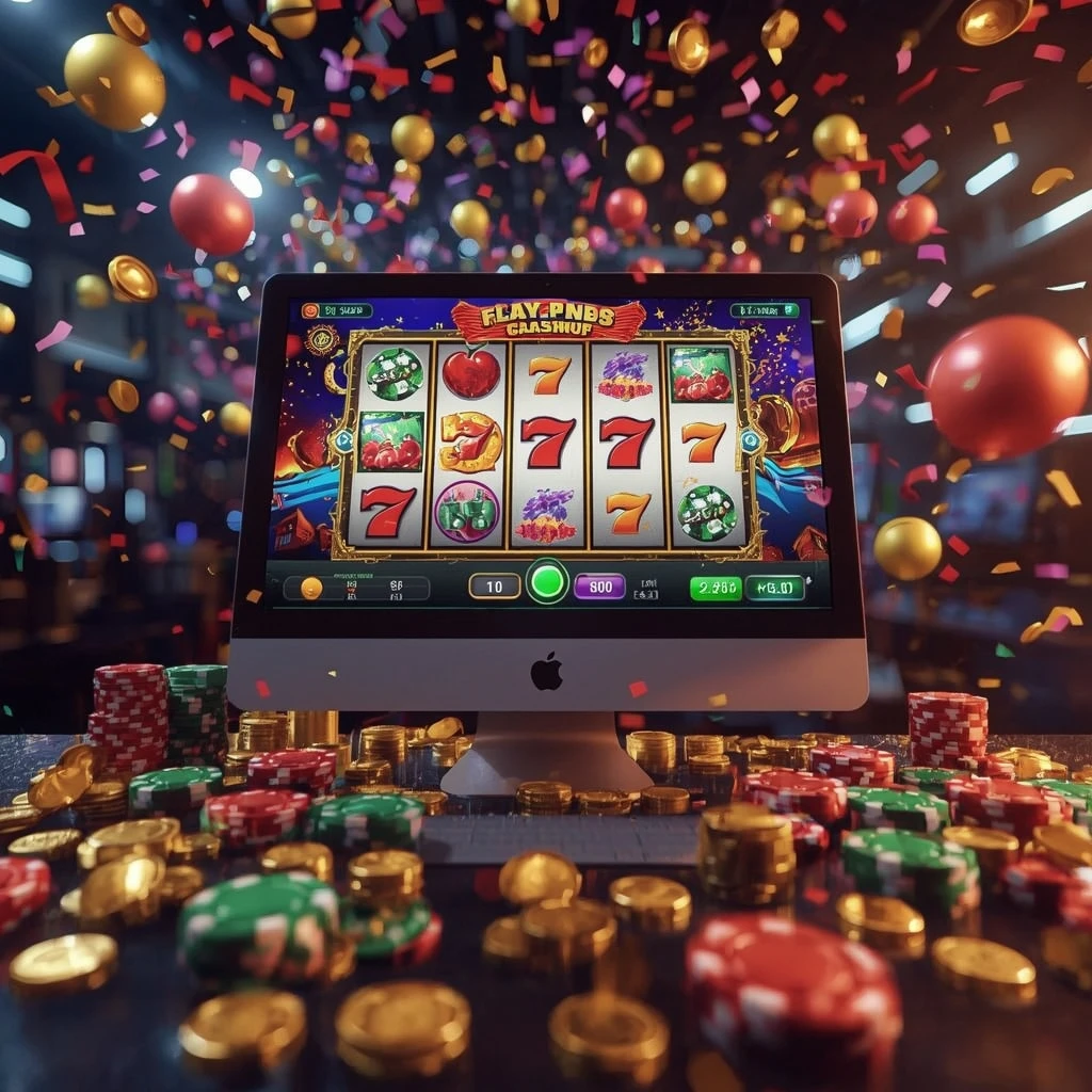 slot machines on the monitor BOOI CASINO